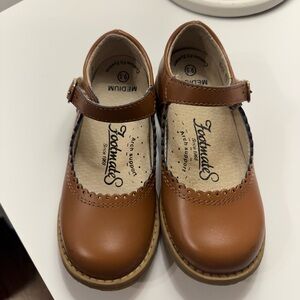Footmates Brown Kids Mary Jane Shoes- Size 9.5